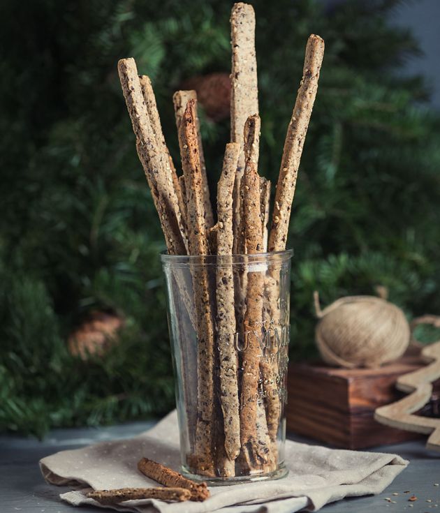 Гриссіні цільнозернові з лляним шротом