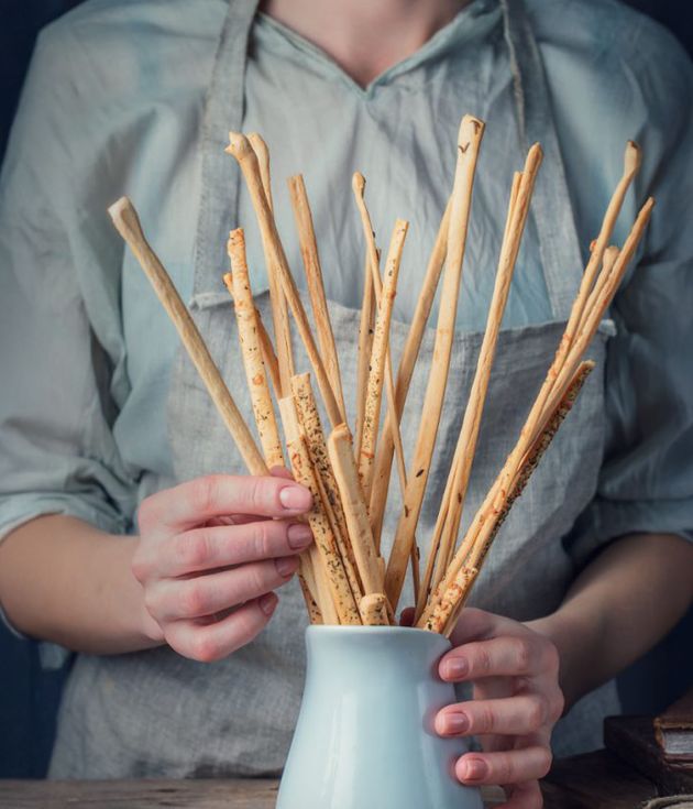 Гриссіні з сиром та італійськими травами