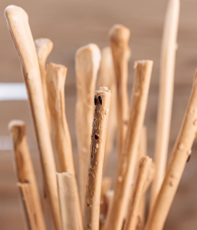 Гриссіні з льоном та кунжутом