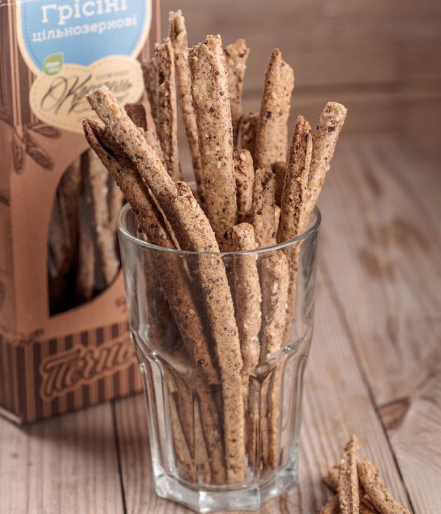 Коробка Гриссіні цільнозернові