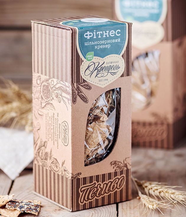 Коробка – Крекер цільнозерновий «Фітнес» пісний