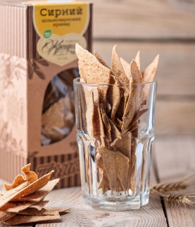 Коробка – крекер цільнозерновий «Сирний»
