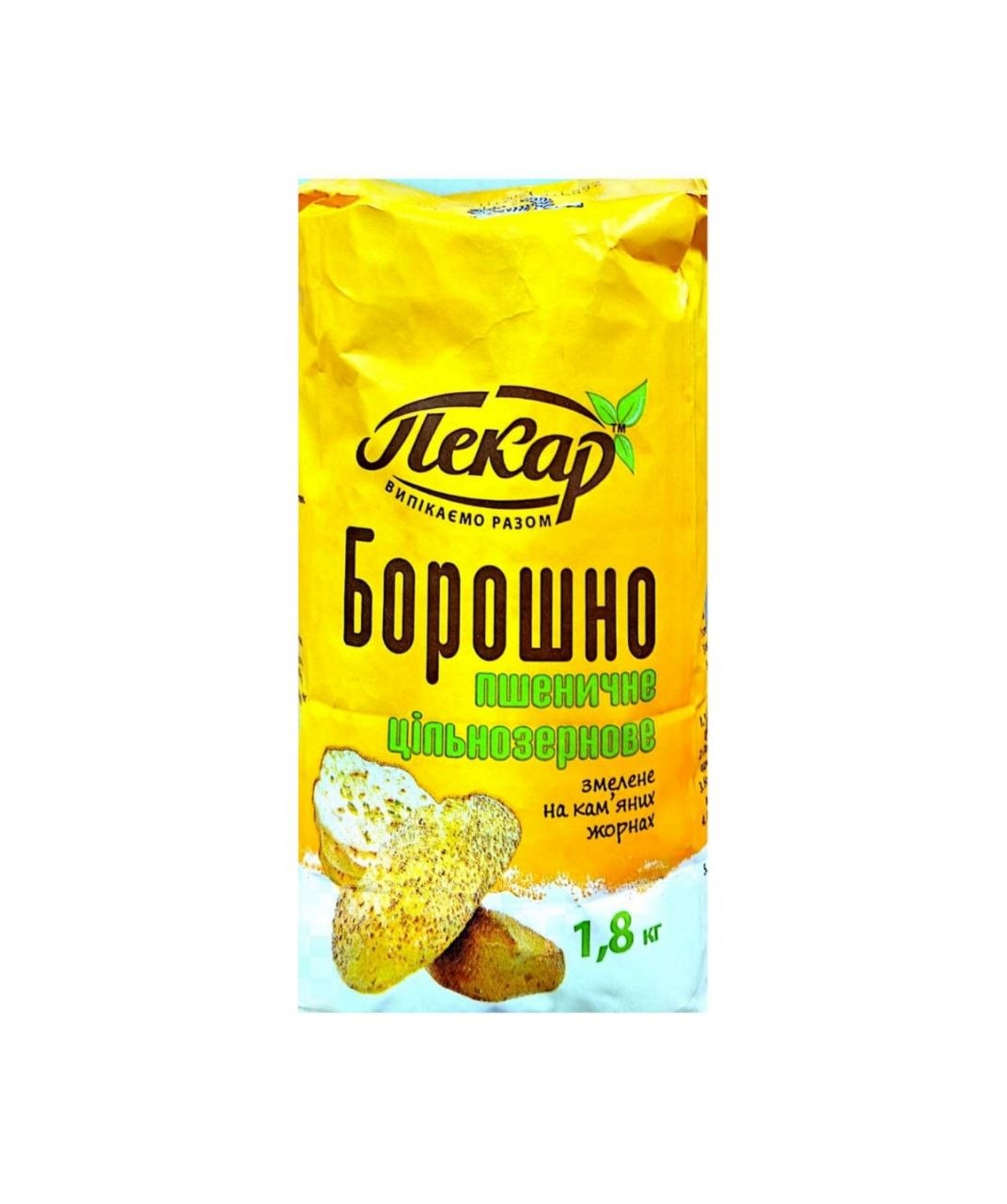 Борошно пшеничне цільнозернове 1,8кг
